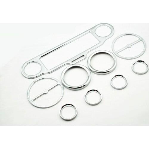 Stereo Accent Speedometer Speaker Trim Rings For Harley Touring Electra Glide FL