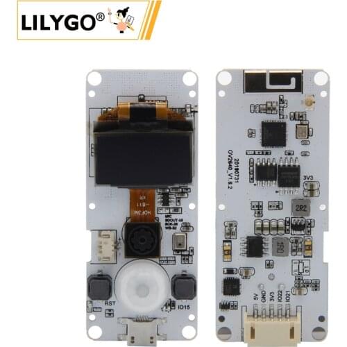 LILYGO® TTGO T-Camera ESP32 WROVER & PSRAM Camera Module ESP32-WROVER-B OV2640 Camera Module 0.96 OLED