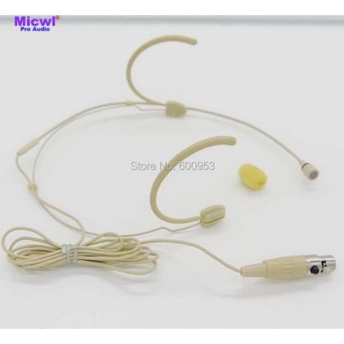MICWL C4-SHURE Best Sound Headset Cardioid directional Microphone For Shure Hewd worn Wireless Mic System TA4F mini 4Pin