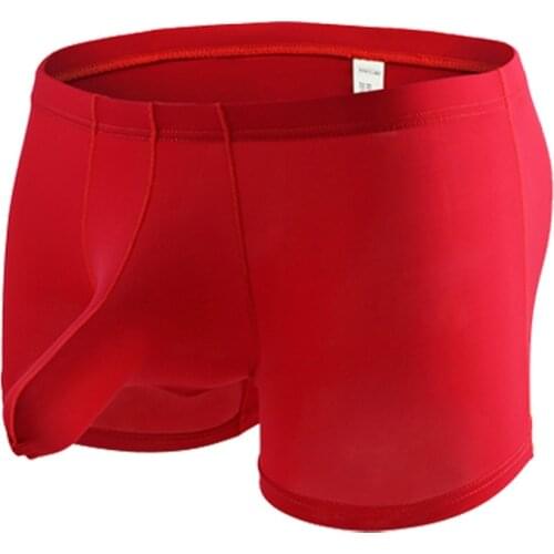 Men Underwear Boxer Elephant Nose Big Bulge Pouch Modal Seamless Breathable Sexy Boxer Shorts Underpants Mens Underwear Panties