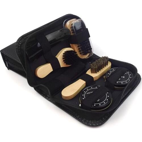 Shoe Care Kit for Shoes Polish Travel Size Shoe Cleaning Tools Leather Shoe Shine Kit D1