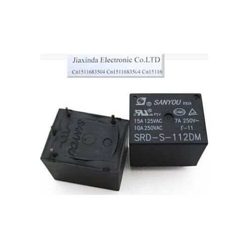 NEW relay SRD-S-112DM 12VDC SRD-S-112DM-12VDC SRD-112DM 112DM 12VDC DC12V 12V DIP4 50PCS/LOT
