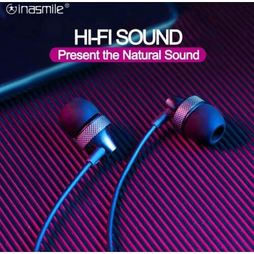 Excellent 3.5mm Wired Headphones With Bass Earbuds Stereo Earphone Music Sport Gaming With mic For Xiaomi IPhone Samsung phones