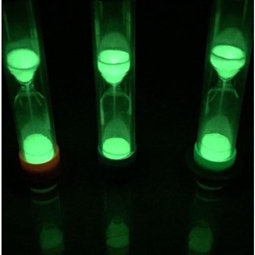 1 Minute Plastic Hourglass Glow Sand Timer for Birthday Party Game Playing