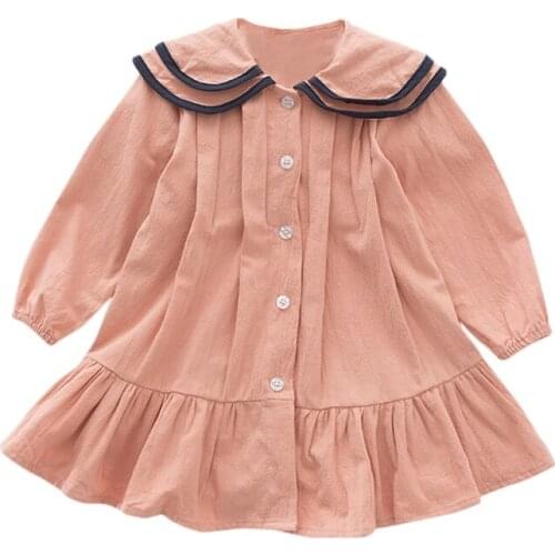 Girls Dress Spring Autumn Casual Clothing Toddler Girl Cotton Long Sleeve Clothes Kids Fashion Princess Dresses