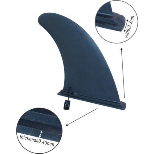 Surfboard Fin inflatable Boat Single Fins with Base Replacement Universal Sup Paddle Kayak Fish Fin Base Support Surfing Parts
