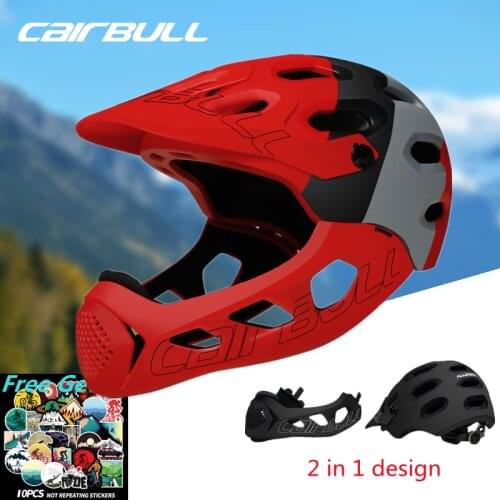 Adult Full Face Bicycle Helmet MTB Mountain Road Bike Crash DH Downhill Cycling Helmet casco capacete bicicleta casque vtt