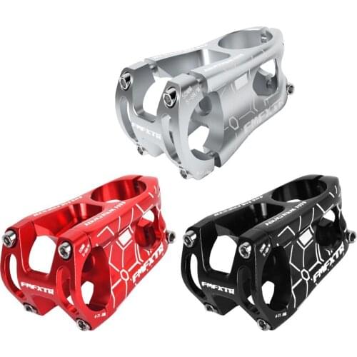 Bike Stem 31.8mm MTB Road Bike Hollow Stem CNC Aluminum Alloy Short Handlebar Stem For 28.6mm Bicycle Fork Bicycle Accessories