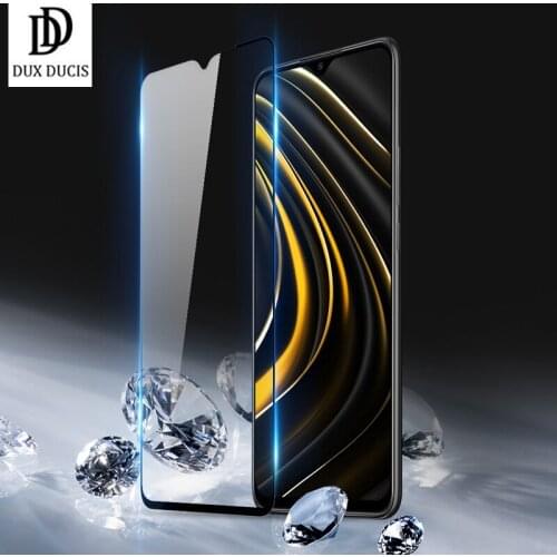 For Xiaomi POCO M3 Tempered Glass 9H HD 0.33mm Anti-Fingerprint Screen Guard Glass Film for PocoPhone M3 Little M3 Dux Ducis