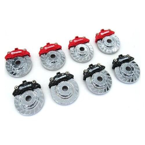 WPL D12 RC Car spare parts upgrade Metal brake disc caliper tire modification