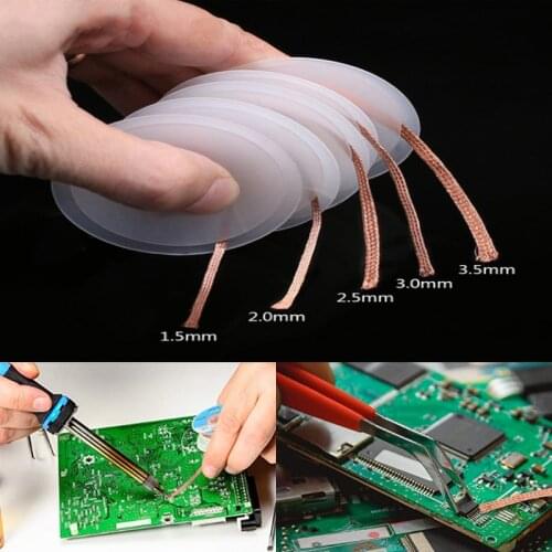 1.5-3.5mm Welding Wires Width Desoldering Wires Braid Welding Solder Remover Wick Wire Cord Flux BGA Repair Tool