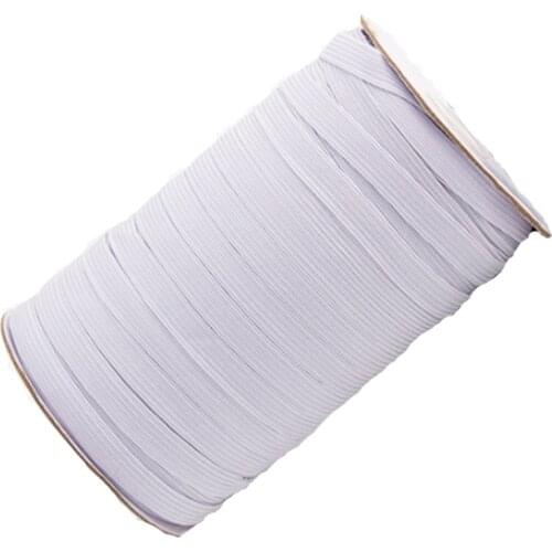 144yds Thickening Satin High Elastic Band Spool 1/4" Trim Sewing Braided