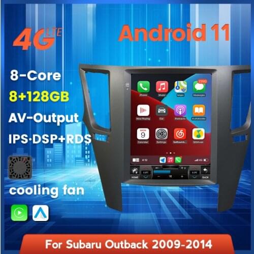 9.7" Tesla style Screen Android 11 For Subaru Outback Impreza Legacy Car Dvd Multimedia Player Auto GPS Navigation Stereo