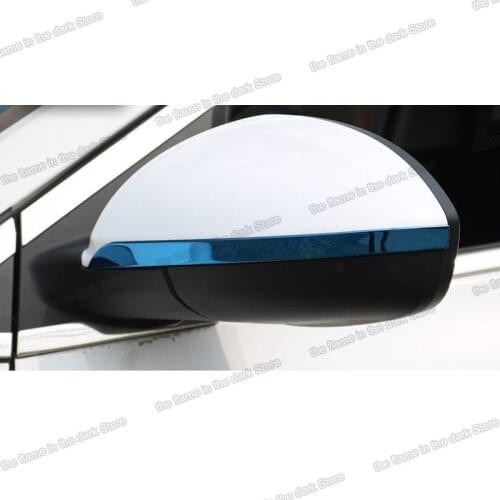Lsrtw2017 Stainless Steel Car Rearview Anti-scratch Strip Trims for Chevrolet Cavalier 2017 2018 2019 2020