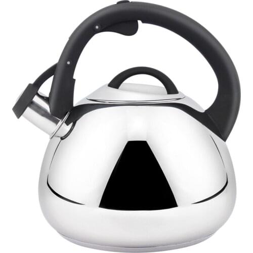 Stainless Steel Whistling Kettle For Gas Stove Cooker Mirror Polishing Kettle 3.0L 797A