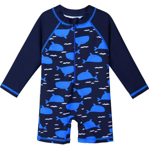 BAOHULU Kids Swimsuit Girls One Piece Zip Sunsuit UPF 50+ Sun Protection Quick-Dry Swimming Suit Children Rash Guard Beachwear