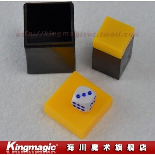 Kingmagic Thousand mile eye/Gamble Dice/Talking Dice/Dice Capsules/magic dice/magic trick 5pcs/lot