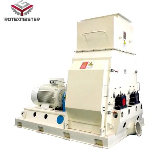 Rotexmaster Capacity 3-4t/h Crushing Wood Chips Into Sawdust Wood Hammer Mill