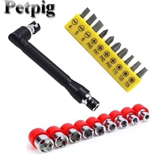 Petpig Screwdriver Set Hand Tool Torque Wrench Two Tools Household Tools Set Ratchet Wrench Screwdrivers Set of Heads