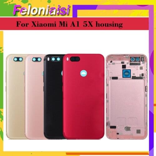 Original for Xiaomi Mi A1 5X Battery Cover Rear Door Back Housing Case For Xiaomi Mi 5X Battery Cover With Power Volume Button
