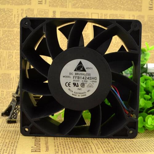 Brand new original 14CM 24V 2.30A FFB1424SHG 4-wire PWM temperature control Violent cooling fan