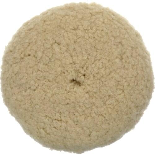 7" Inch 180MM Polisher Waxing Buffing Pads Wool Polisher Bonnet For Car paint Care Double-Side 100% Wool Car Polishing Pad