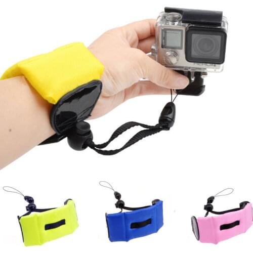 1pc Color Underwater Floating Foam Wrist Arm Hand Strap for GoPro Hero 4 3+ Sj4000 Mini Digital Float Wrist Camera strap