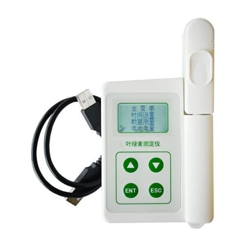 Handheld Chlorophyll Meter Plant Nitrogen Content Temperature Humidity Detector Plant Nutrition Tester
