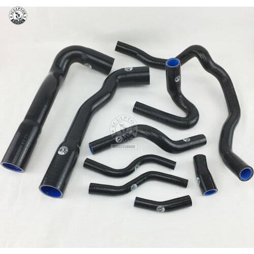 Silicone Radiator Hose Silicone Coolant Hose Kit For BMW E36 M3 325i 316i 1992~1999 (European Model) (9PCS) red/blue/black