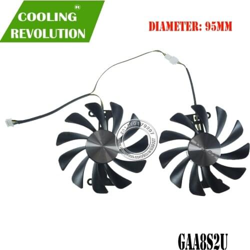 GFM10012H12SPA GAA8S2U 95mm DC 12V 0.45A VGA Fan For ZOTAC GTX1070/1080 AMP ED 8GB