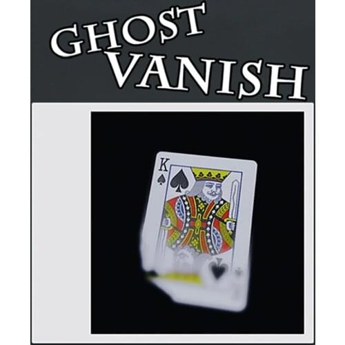 Ghost Vanish Magic Tricks Playing Card Disappearing Magician Close Up Street Illusion Gimmick Mentalism Puzzle Toy Magia Card