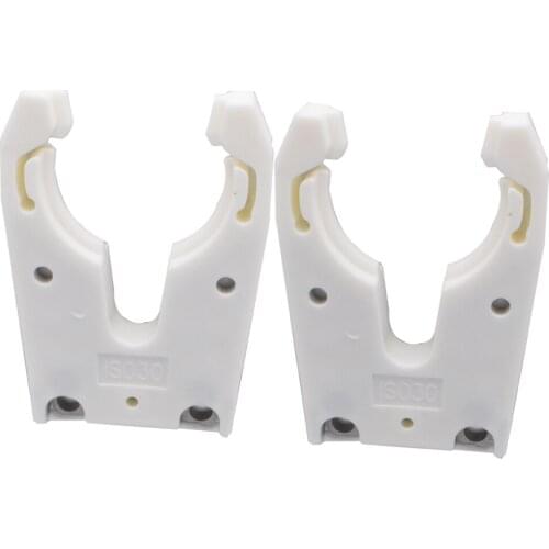 ISO30 tool holder clamp iron+ABS flame proof rubber,ISO30 tool holder BT30 BT40 HSK63F claw