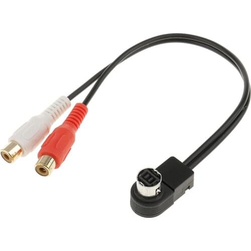 Car Accessory Aux Input Cable For ALPINE KCA-121B AI-NET RCA Auxiliary Cord Connect an auxiliray audio source