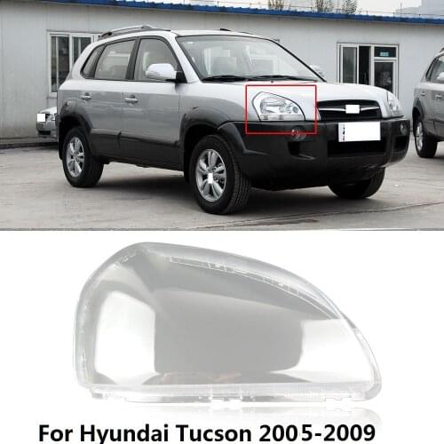 CAPQX For Hyundai Tucson 2005 2006 2007 2008 2009 Front Headlamp Lens cover Headlight Glass cover Lampcover Lamp Shade Shell