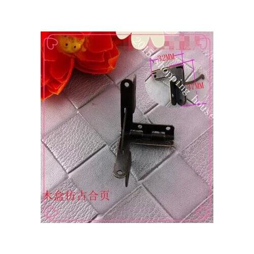 Hinges for wooden wine box & decorative plane antique hinge box seven croos herringbone iron hinges accessories gift box