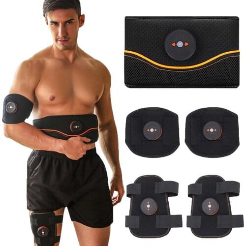 Electric Abdominal Muscle Trainer Body Slimming Stimulator Legs Arm Vibration Body Builder Weight Loss Massager Smart Fitness