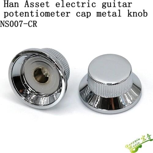 Han Asset electric guitar electric bass potentiometer Electronic cap spiral silver UFO volume sound metal knob