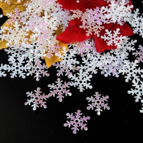 200/300PCs Artificial Snowflakes Decor Frozen Party Xmas Decorations For Home Wedding Birthday DIY Handmade Home Decoration Sale