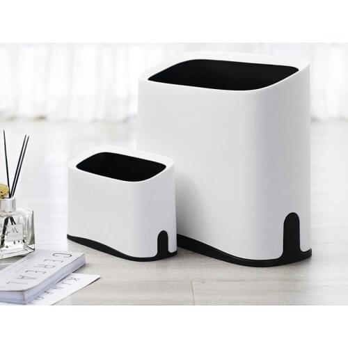 1.5L/8.5L Trash Cans For The Kitchen Bathroom Wc Garbage Classification Rubbish Bin Dustbin Bucket Square Waste Bin Garbage Buck