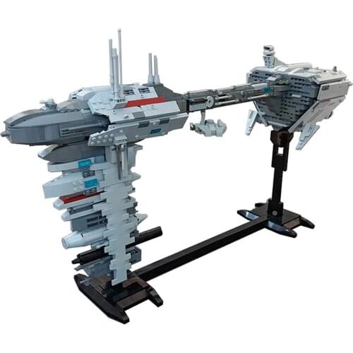 MOC-34757 Space of Wars Spacecrafts Frigate High-tech Building Blocks Bricks Toy Kids Birthday Children Boys Idea Gift 10021PCS