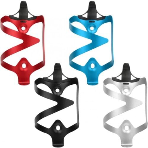Adjustable Aluminum Alloy Bicycle Water Bottle Holder Kettle Cup Cage Cycling Water Bottle Mount Bike Bottle Holder Accessories