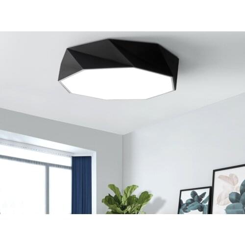 Scandinavian Geometry Modern Led Ceiling Lights For Indoor Home Lighting Ceiling Lamp With Remote Control Sleeping Room Lamp