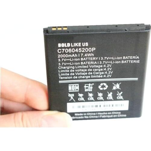 10pcs/lot 2000mAh C706045200P Replacement Li-ion Battery For BLU Studio C 5+5 S0050UU D890 D890U D890L Batterie Bateria Batterij