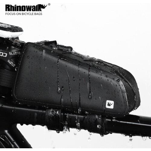 Rhinowalk Waterproof Bicycle Front Frame Bags MTB Road Bike Frame Front Tube Bag Waterproof Cycling Bag Bike Accessories