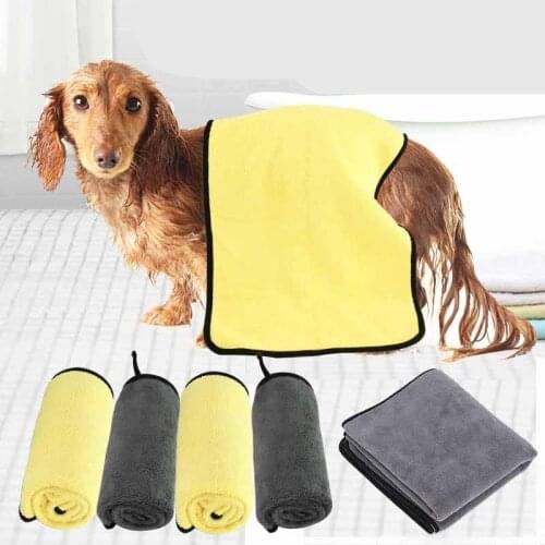 Pet Supplies Absorbent Towels Dogs Cats Fashion Bath Towel Nano Fiber Quick-drying Bath Towel Car Wiping Cloth