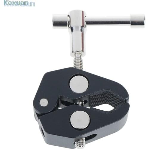 Magic Arm Crab Claw Clamp Tongs Arm Bracket Mount Adapter Pliers Clip Studio Flash Bracket for Camera Tripod Monopod