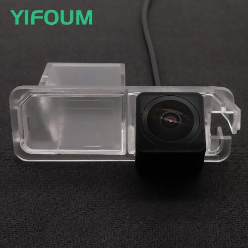YIFOUM HD Fisheye Lens Starlight Night Vision Car Rear View Camera For Volkswagen VW Polo V Golf 6 VI Passat CC Magotan Scirocco