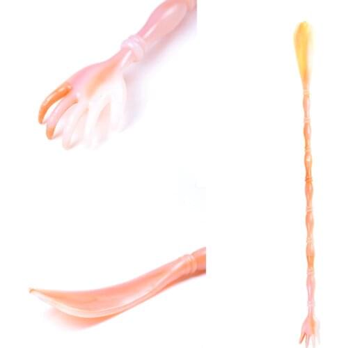 1PCS 48*3.5*2cm Plastic Stick Lifter Shoehorn Practical Multifunctional Long Shoe Horn and Scratching
