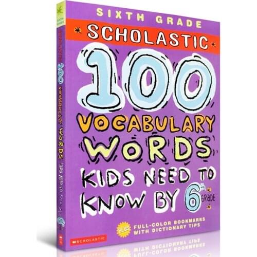 100 Vocabulary Words Kids Need To Know By 6th Grade Original English American Primary School Keyword Reading Exercise Workbook