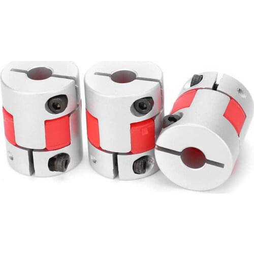 3Pcs Flexible Coupler Aluminum Alloy Ball Screw Coupling Kit Motor Accessories